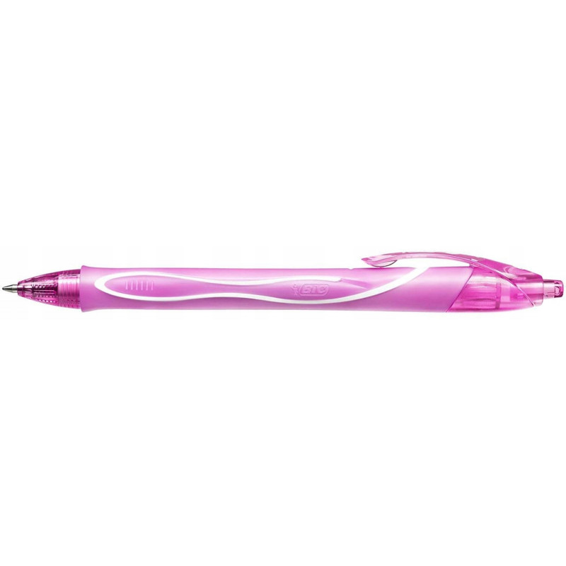 DŁUGOPIS ZELOWY BIC QUICK  RÓZOWY JASNY SZT