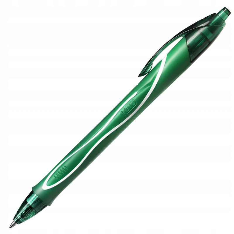 DŁUGOPIS ZELOWY BIC QUICK ZIELONY CIEMNY SZT