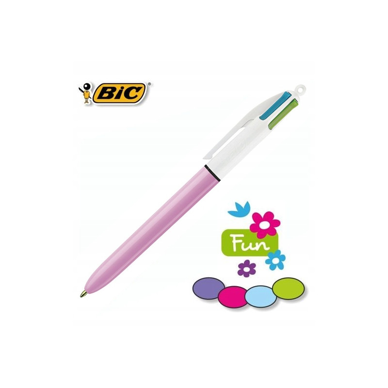 DŁUGOPIS 4 KOLORY BIC FASION