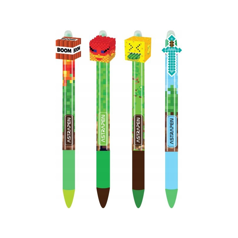 Długopis automatyczny wymazywalny z gumowym uchwytem 0,5 mm ASTRAPEN O