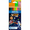 KREDKI DREWNIANE 12 KOL COSMO SMOOTH ECO /12/ BIC KIDS