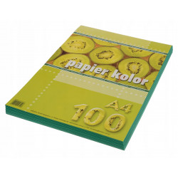 PAPIER KSERO A4/100 ZIELONY