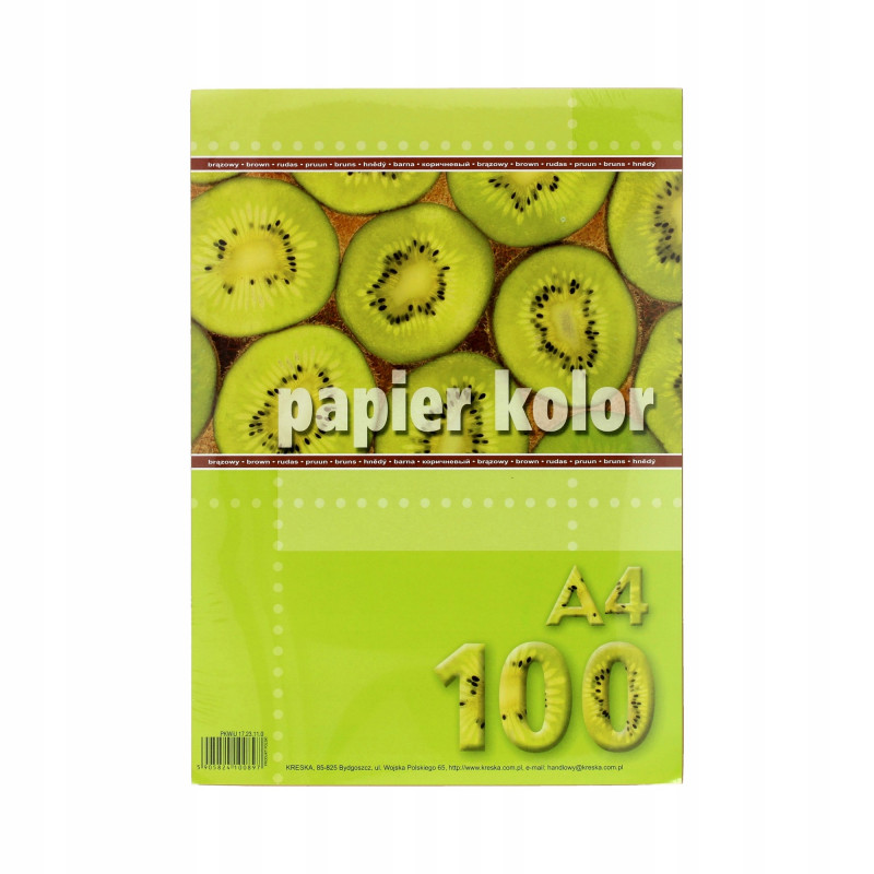 PAPIER KSERO A4/80G BRAZOWY 100SZT