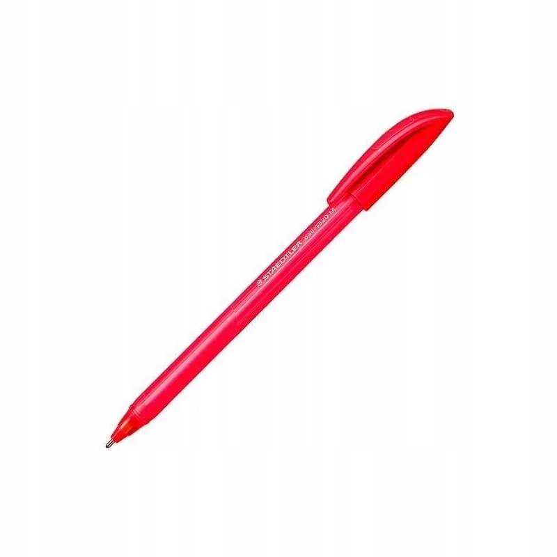 DŁUGOPIS JEDNORAZOWY CZERWONY STAEDTLER SZT