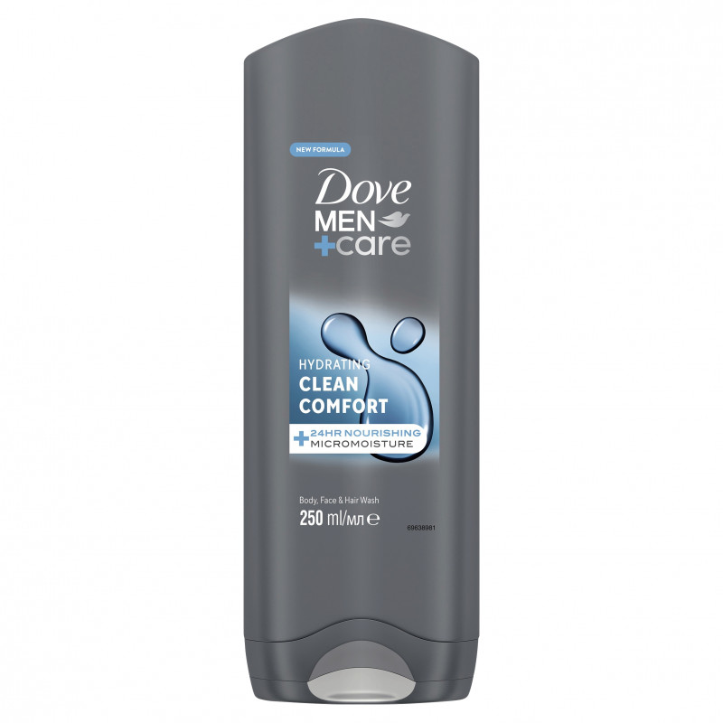 DOVE ŻEL/PRYSZ 250ML-MEN CLEAN COMFO