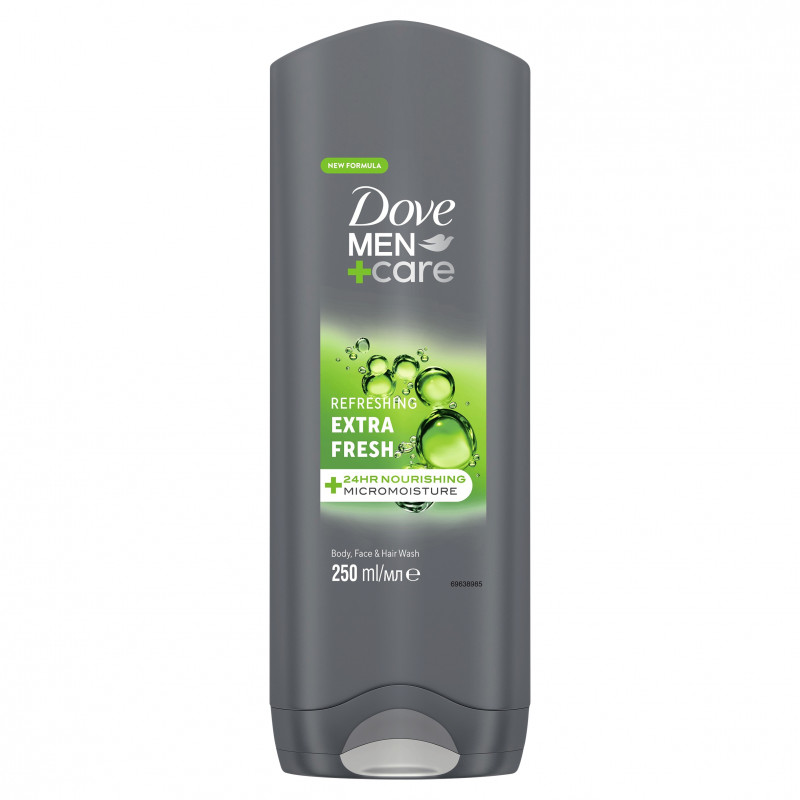 DOVE ŻEL/PRYSZ 250ML-MEN EXTRA FRESH