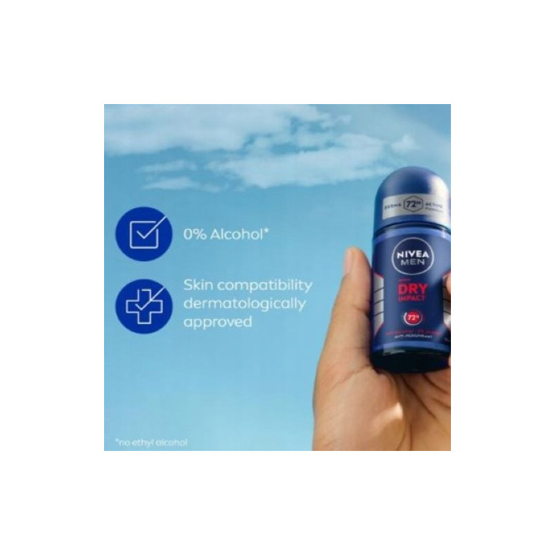 ROLL ON NIVEA  MEN 50ML IMPAC