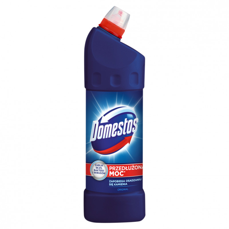 Domestos Płyn czyszcząco-dezynfekujący 1000ml Orginal Przedłużona Moc