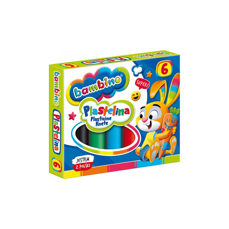 PLASTELINA 6KOL BAMBINO